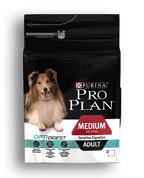 PURINA®PRO PLAN® DOG Medium Adult - Sensitive Digestion With OPTIDIGEST™ - 14Kg