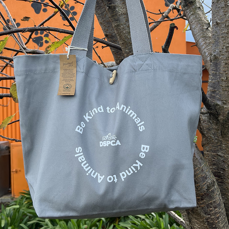 DSPCA Grey Shopping Bag - Be Kind To Animals