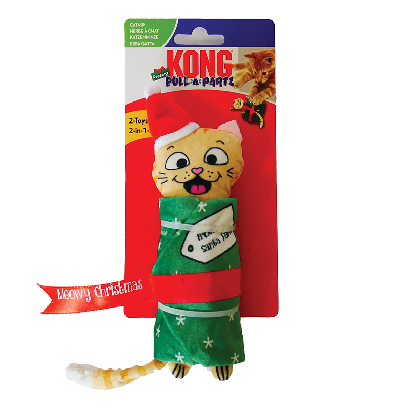 Kong Holiday Cat Pull A Partz Present